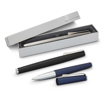 The Trends Collection Lamy Studio Rolling Ball Pen is an elegant rolling ball pen.  3 colours.  Great branded corporate pens for your clients.