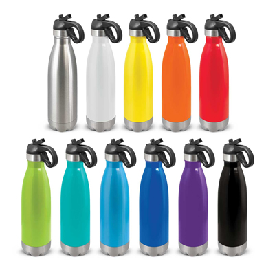 The Trends Collection Mirage Metal Bottle Flip Lid is a 700ml drink bottle with timeless design.  Flip lid.  11 colours.  Great branded metal drink bottles.