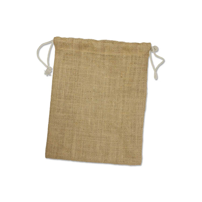 The Trends Collection Jute Produce Bag medium is a reusable jute bag with drawstring closure.  Natural.  Great branded natural fibre eco bags.