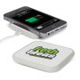The Trends Collection Radiant Wireless Charger is a 5 Watt square wireless phone charger.  Light Show.  White.  Great branded wireless chargers.