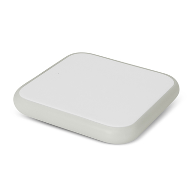 The Trends Collection Radiant Wireless Charger is a 5 Watt square wireless phone charger.  Light Show.  White.  Great branded wireless chargers.