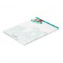 The TRENDS A5 Note Pad has 50 leaves on 70gsm paper and cardboard back.  Full colour printing available.  Perfect office stationery & promo product.