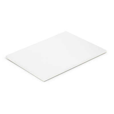 The TRENDS A5 Note Pad has 50 leaves on 70gsm paper and cardboard back.  Full colour printing available.  Perfect office stationery & promo product.