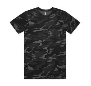 The AS Colour Staple Camo Tee is from our best selling Staple tee in camo colours! Sizes S - 3XL. 100% Cotton. Great camouflage tees and great AS Colour apparel.