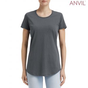 The Anvil Womens Black Tee is a 183gm unisex cotton tee.  Available in 10 colours and in sizes XS - 2XL.  Can be branded.  Great option for branded tees.