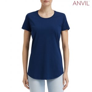 The Anvil Womens Black Tee is a 183gm unisex cotton tee.  Available in 10 colours and in sizes XS - 2XL.  Can be branded.  Great option for branded tees.
