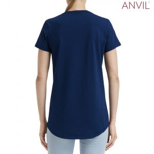 The Anvil Womens Black Tee is a 183gm unisex cotton tee.  Available in 10 colours and in sizes XS - 2XL.  Can be branded.  Great option for branded tees.