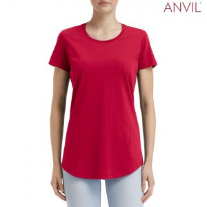 The Anvil Womens Black Tee is a 183gm unisex cotton tee.  Available in 10 colours and in sizes XS - 2XL.  Can be branded.  Great option for branded tees.