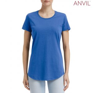 The Anvil Womens Black Tee is a 183gm unisex cotton tee.  Available in 10 colours and in sizes XS - 2XL.  Can be branded.  Great option for branded tees.