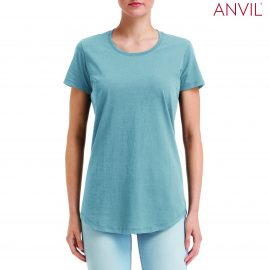 The Anvil Womens Black Tee is a 183gm unisex cotton tee.  Available in 10 colours and in sizes XS - 2XL.  Can be branded.  Great option for branded tees.