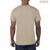 790 Anvil Adult Black Tee – Heather Slate