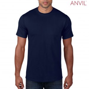 The Anvil Adult Black Tee is a 183gm unisex cotton tee.  Available in 15 colours and in sizes XS - 3XL.  Can be branded.  Great option for branded tees.