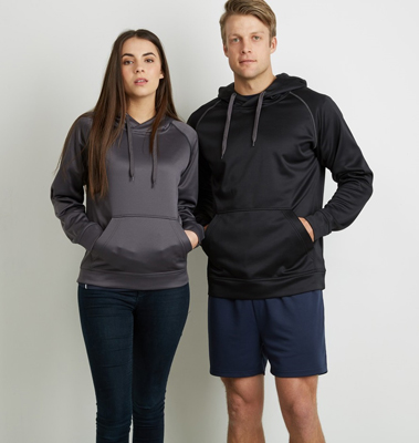 The Aurora Sport XT Performance Pullover Hoodie is a 270gsm polyester performance hoodie.  12 colours.  S - 5XL.  Great branded performance hoodies.