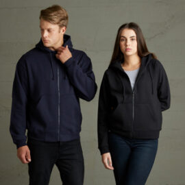 The Cloke 300 Zip Hoodie is a 300gsm poly/cotton full zip hoodie. Available in 3 colours. Sizes XS - 3XL. Great branded hoodies for sports and events.