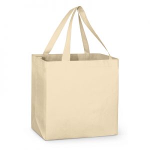 The Trends Collection City Shopper Tote Bag is a large reusable tote bag without a reinforced base board which offers an affordable price point and is ideal for carrying bulky items and groceries. It is manufactured from 80gsm eco-friendly non-woven material which can be recycled.