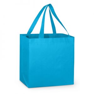 The Trends Collection City Shopper Tote Bag is a large reusable tote bag without a reinforced base board which offers an affordable price point and is ideal for carrying bulky items and groceries. It is manufactured from 80gsm eco-friendly non-woven material which can be recycled.