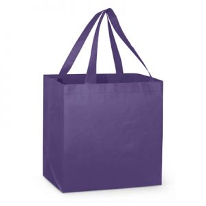 The Trends Collection City Shopper Tote Bag is a large reusable tote bag without a reinforced base board which offers an affordable price point and is ideal for carrying bulky items and groceries. It is manufactured from 80gsm eco-friendly non-woven material which can be recycled.