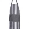 The Biz Collection Salt Bib Apron is a 100% Cotton, textured 240gsm Apron.  Charcoal/White.  Great branded aprons for hospitality businesses.