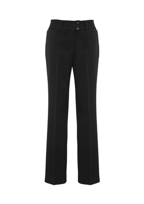 BS506L_Black The Biz Collection Ladies Stella Perfect Pant is a 4-way stretch, 62% polyester/34% viscose/4% elastane ladies pant. 2 colours. Sizes 8 - 20.