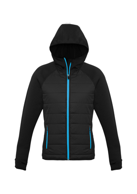 The Biz Collection Stealth Womens Hoodie Jacket is a warm hoodie jacket. Available in 5 colour options. XS - 2XL. Great branded insulated hoodie jackets.