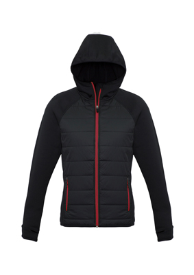 The Biz Collection Stealth Womens Hoodie Jacket is a warm hoodie jacket. Available in 5 colour options. XS - 2XL. Great branded insulated hoodie jackets.