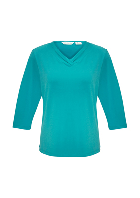 The Biz Collection Ladies Lana 3/4 Sleeve Top is a 95% polyester, v-neck, 3/4 sleeve ladies t-shirt. Available in 6 colours. Sizes 6 - 26.