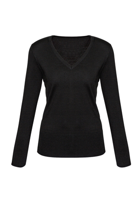 The Biz Collection Ladies Milano Pullover is a 50% wool/50% acrylic, v-neck pullover jumper. Available in 3 colours. Sizes XS - 3XL.