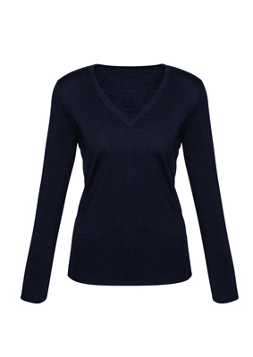 The Biz Collection Ladies Milano Pullover is a 50% wool/50% acrylic, v-neck pullover jumper. Available in 3 colours. Sizes XS - 3XL.