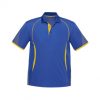 P405MS Biz Collection Mens Razor Polo Royal/Gold – Promotrenz