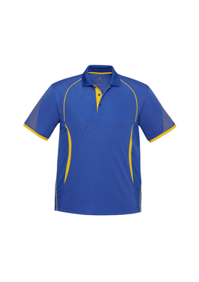 The Biz Collection Mens Razor Polo Shirt is made from 100% Biz Cool Polyester. Contrast panels and piping. 14 colour combos. Great branded polos & sportswear.