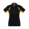 P700LS Biz Collection Womens Renegade Polo Black/Gold – Promotrenz