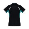 P700LS Biz Collection Womens Renegade Polo Black/Teal – Promotrenz