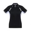 P700LS Biz Collection Womens Renegade Polo Black/White – Promotrenz