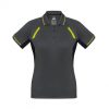P700LS Biz Collection Womens Renegade Polo Grey/Black/Fluoro Yellow – Promotrenz