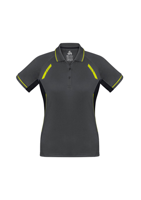The Biz Collection Womens Renegade Polo Shirt is made from 100% Biz Cool material. 155 gsm. Contrast panels. 6 - 24. 14 colours. Great branded polos shirts and Biz Cool apparel