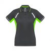 P700LS Biz Collection Womens Renegade Polo Grey/Fluoro Lime – Promotrenz