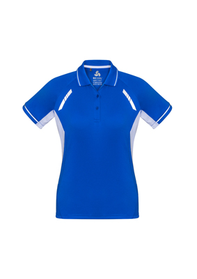 The Biz Collection Womens Renegade Polo Shirt is made from 100% Biz Cool material.  155 gsm.  Contrast panels.  6 - 24.  14 colours.  Great branded polos shirts and Biz Cool apparel