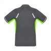 P700MS Biz Collection Mens Renegade Polo Grey/Fluoro Lime – Promotrenz