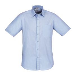 The Biz Collection Mens Chevron Short Sleeve Shirt is 70% cotton, 26% polyester & 4% elastane, classic fit shirt. Available in 2 colours. Sizes S - 5XL.