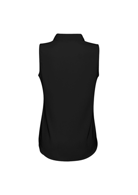The Biz Collection Madison Sleeveless Blouse is a mechanical stretch polyester blouse. 5 colours. 6 - 26. Great sleeveless blouses from Biz Collection