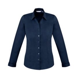 The Biz Collection Ladies Monaco Long Sleeve Shirt is cotton rich, Y neckline ladies shirt. Available in 8 colours. Sizes 6 - 26.