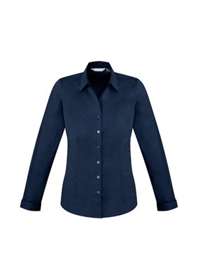 The Biz Collection Ladies Monaco Long Sleeve Shirt is cotton rich, Y neckline ladies shirt. Available in 8 colours. Sizes 6 - 26.