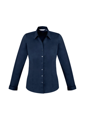 The Biz Collection Ladies Monaco Long Sleeve Shirt is cotton rich, Y neckline ladies shirt. Available in 8 colours. Sizes 6 - 26.