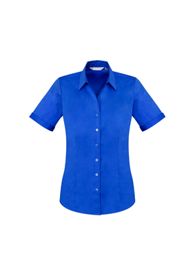 The Biz Collection Ladies Monaco Short Sleeve Shirt is cotton rich, Y neckline ladies shirt. Available in 8 colours. Sizes 6 - 26.