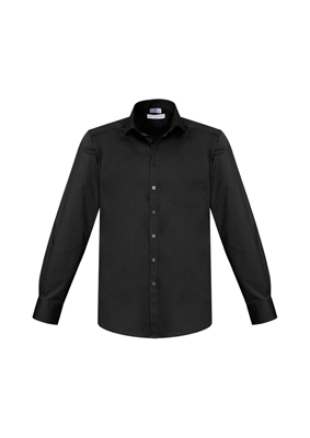 The Biz Collection Mens Monaco Long Sleeve Shirt is cotton rich, modern collared mens shirt. Available in 8 colours. Sizes XS - 5XL.