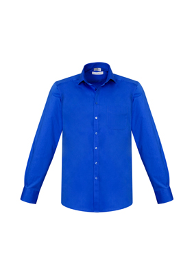 The Biz Collection Mens Monaco Long Sleeve Shirt is cotton rich, modern collared mens shirt. Available in 8 colours. Sizes XS - 5XL.