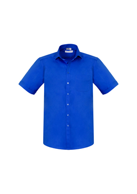 The Biz Collection Mens Monaco Short Sleeve Shirt is cotton rich, Y neckline ladies shirt. Available in 8 colours. Sizes XS - 5XL.