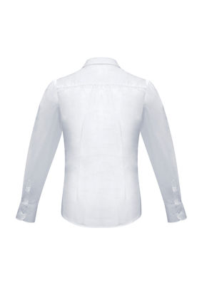 The Biz Collection Ladies Euro Long Sleeve Shirt is an easy care 65% polyester, 35% cotton shirt.  3 colours.  6 - 26.  Great branded long sleeve work shirts.