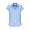 S812LS Biz Collection Ladies Euro Short Sleeve Shirt – Blue – Promotrenz
