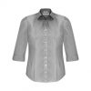 S812LT Biz Collection Ladies Euro 3/4 Sleeve Shirt – Black – Promotrenz